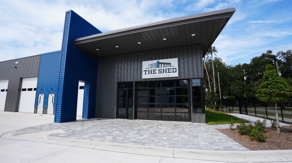 The Shed Garage Club — Impact Design Build LLC commercial general contractor Jacksonville FL flex space construction